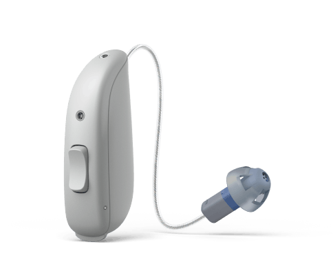 Hearing aid RIE13 in grey colour