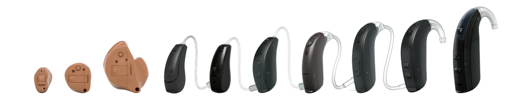 Danavox Klar hearing aids family line-up