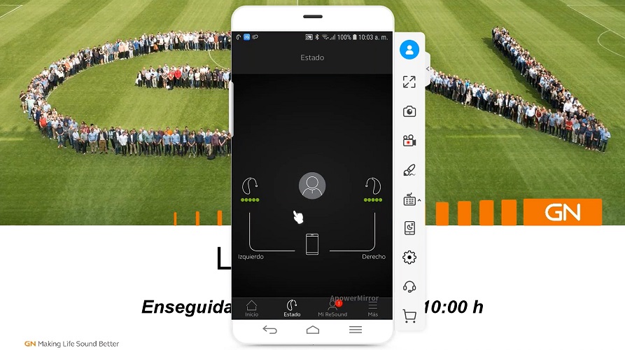 Conectividad de los audífonos ReSound con Android