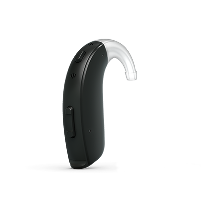 ReSound Key BTE 77, muovikoukku, musta