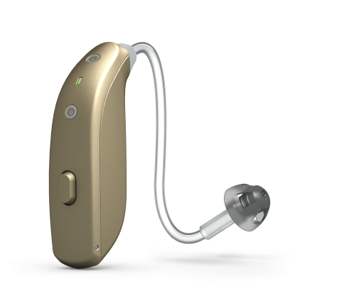 resound one bte tunn ljudslang guld